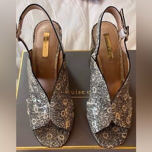 Louise et Cie Leather Slingback Heeled Sandals